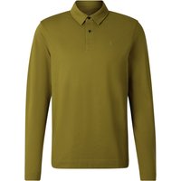 BOGNER Timon polo long-sleeved top for men - Olive - XL