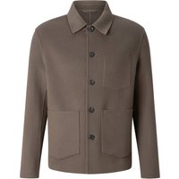 BOGNER Mirco double-faced woollen shirt jacket for men - Brown - 54