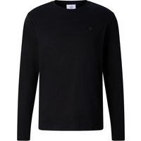 BOGNER Arvid cotton long-sleeved top for men - Black - XXL