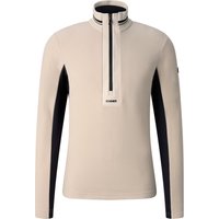 BOGNER SPORT Harvey Fleece Base Layer for men - Camel/Black - XXL