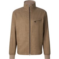 BOGNER Milan virgin wool blend jacket for men - Medium brown - 48