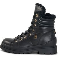 BOGNER St. Moritz lace-up boots with spikes for women - Black - 36