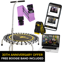 Elite Rebounder Trampoline Bundle