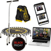 Boogie Bounce Enjoy a 27% Discount on the Elite Rebounder Trampoline Set