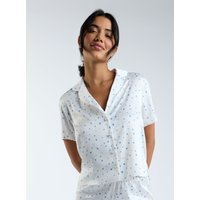Ditsy floral satin pyjama top Mix 12