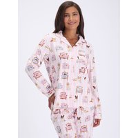 Dogs on chairs fleece pyjamas bag Mix 06
