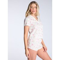 Floral cotton short pyjama set Mix 08