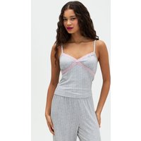 Pointelle lace long pyjama set Marl Mix 06