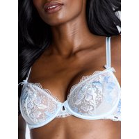 Gisella sheer embroidered balconette bra Mix