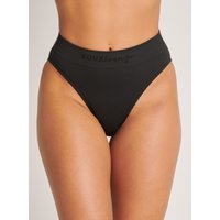 Ribbed seamless thong