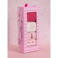 4 pack Christmas sock gift box Mix OS