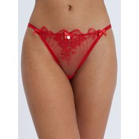 Claudette embroidered brief Pillar Box 06