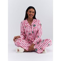 Striped Christmas pyjamas bag Candy 06