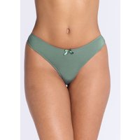 Alice super soft thong Forest Green 12