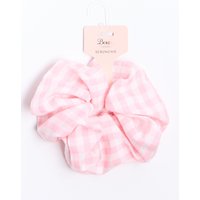 Gingham oversized hair scrunchie Mix OS