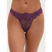 Antointette embroidered g string thong 06