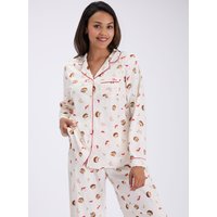 Hedgehog garden fleece pyjamas bag 06