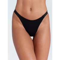 Amiee ribbed high leg thong 06