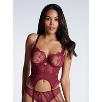 Rhea sheer basque longline bra