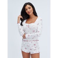 Self care pointelle short pyjama set Mix 06