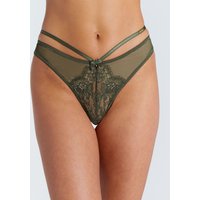 Mila lace crotchless bumless briefs 08