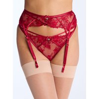 Romanza embroidered suspender belt Dark 16 18