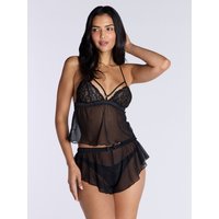 Antonella sheer mesh cami set 18