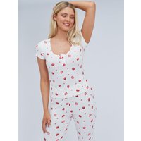 Strawberry ribbed pyjama set Mix 06