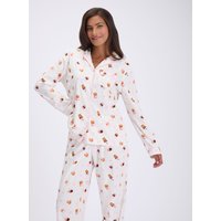 Coffee bar fleece pyjamas bag Mix 06