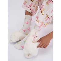 Cowgirl embroidered slider slippers Mix 3 4