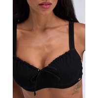 Amalfi crinkle balconette bikini top