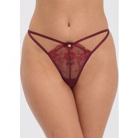 Marcella embroidered g string thong 06