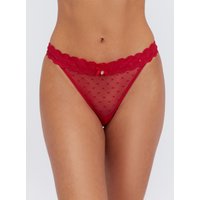 Angelique mesh thong Pillar Box 06