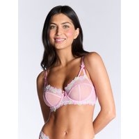 Layla sheer mesh plunge bra Mix