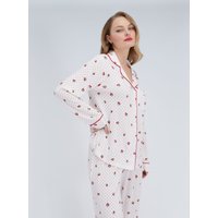 Polka rose modal pyjama set Mix 06