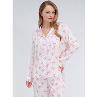 Bow satin pyjama set Mix 08