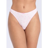 Rosie floral pointelle thong Mix 12