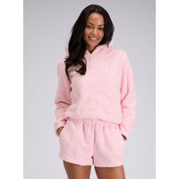 Fluffy bow short lounge set Candy L