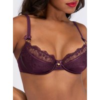 Willow satin balconette bra