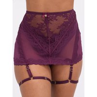 Veronique lace skirt suspender belt 06