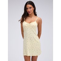 Meadow floral pointelle short nightdress Mix 06