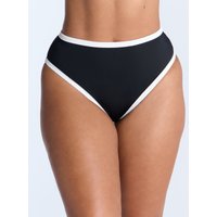 Mambo high waisted bikini bottoms & White 06