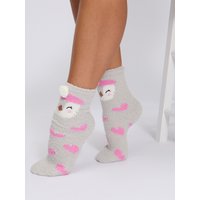 Penguin fluffy ankle socks Mix OS