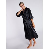 Amelia satin midi robe M
