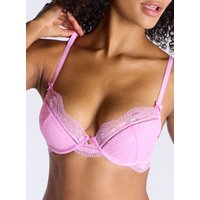 Zarah lace push up plunge bra