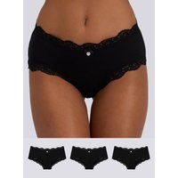 3 pack Tatiana plain shorts 06