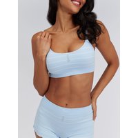 Striped ribbed seamless bralette Mix L