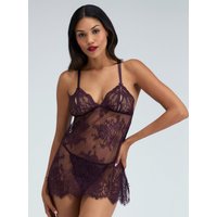 Rina lace chemise thong 14