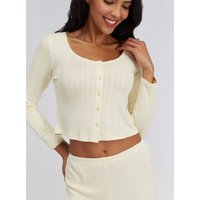 Pointelle cardigan Butter 06