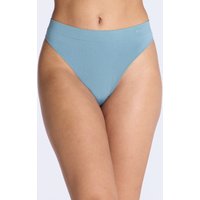High leg seamfree thong Petrol M